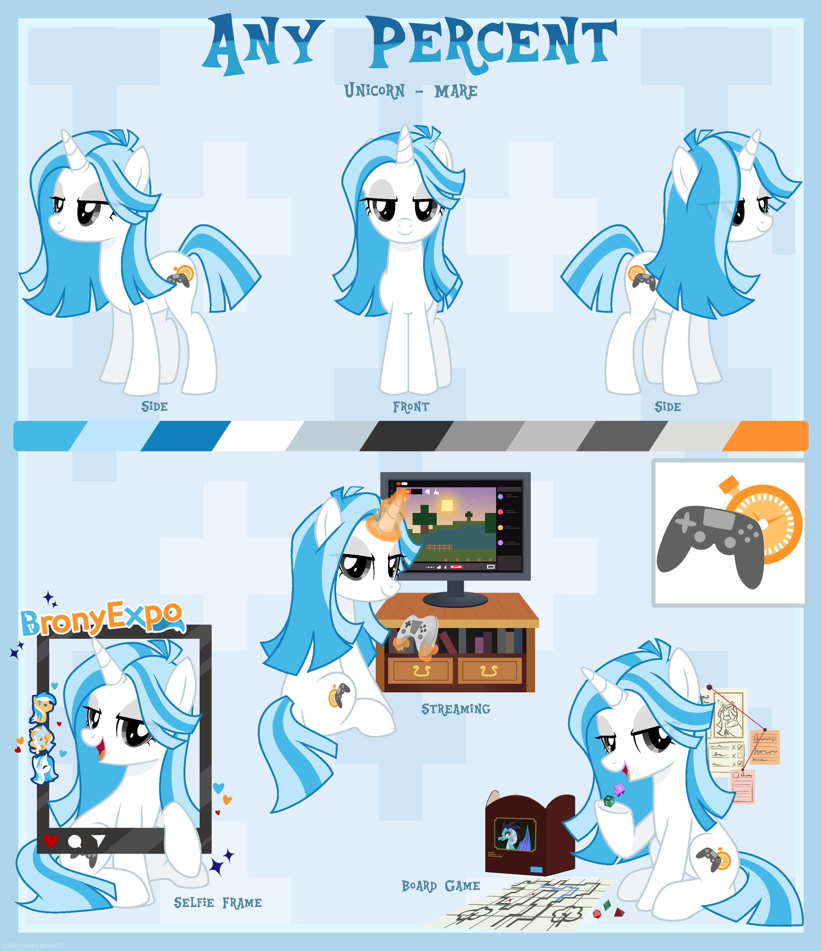 Mascot reference sheet