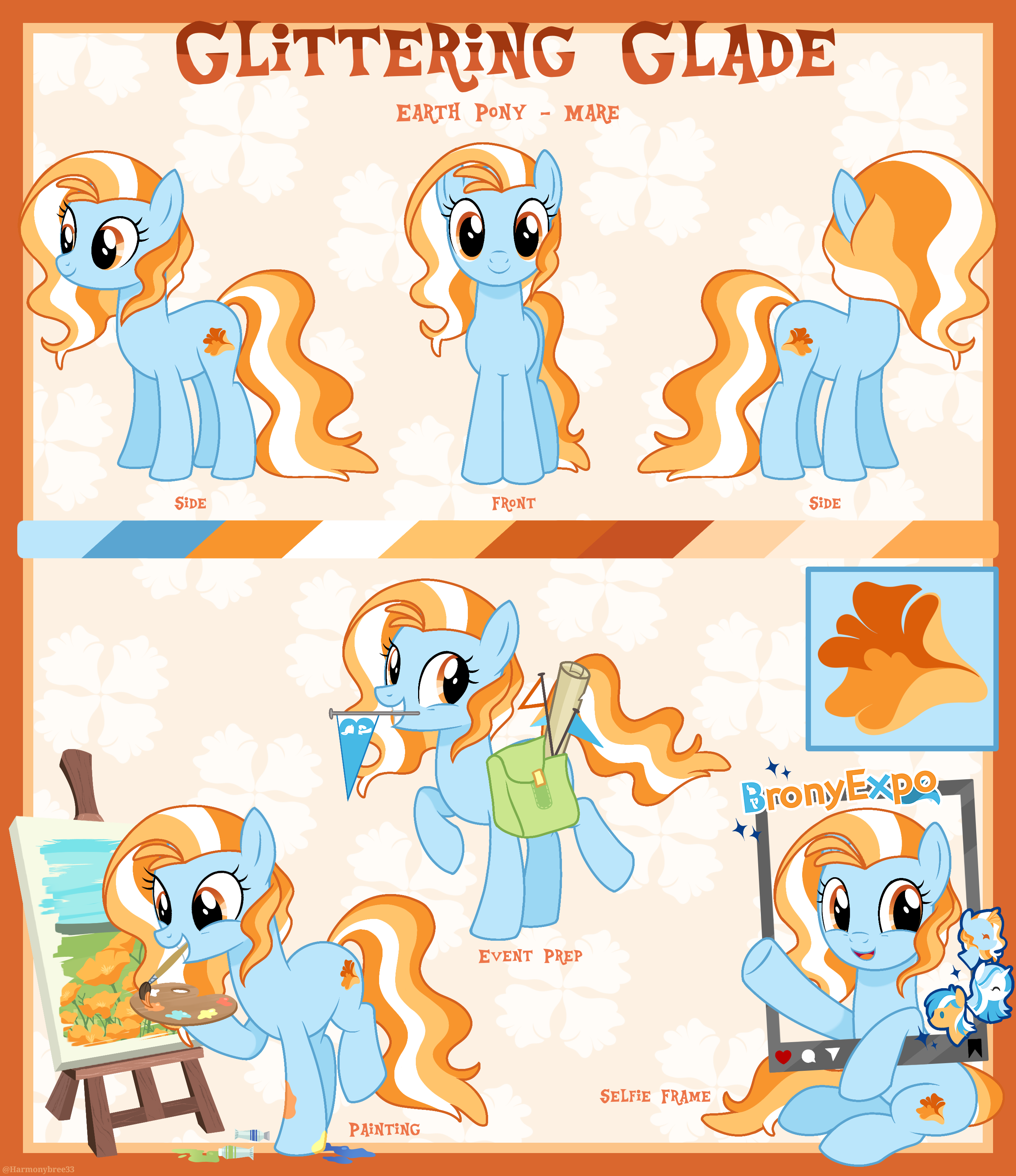 Mascot reference sheet