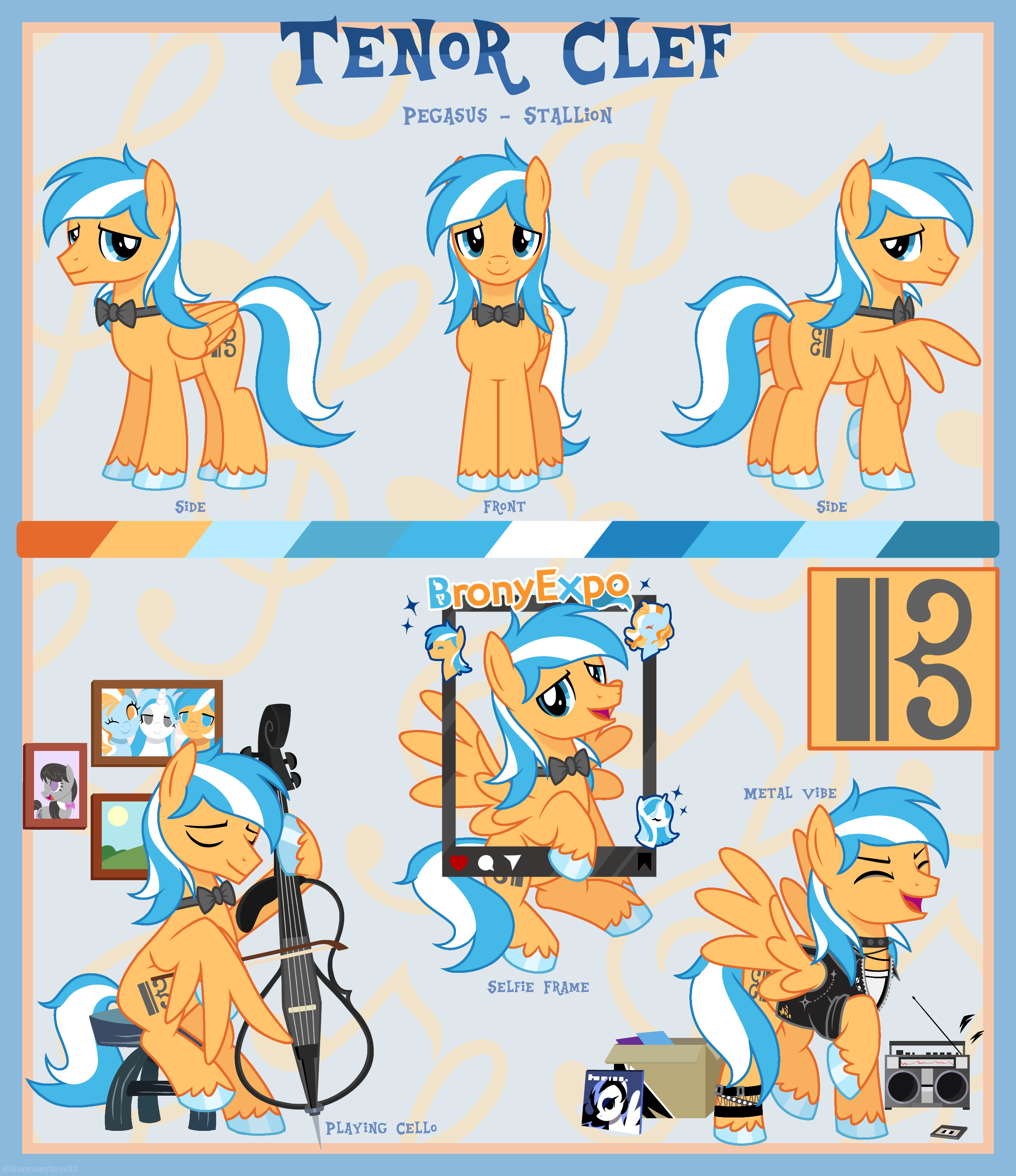 Mascot reference sheet